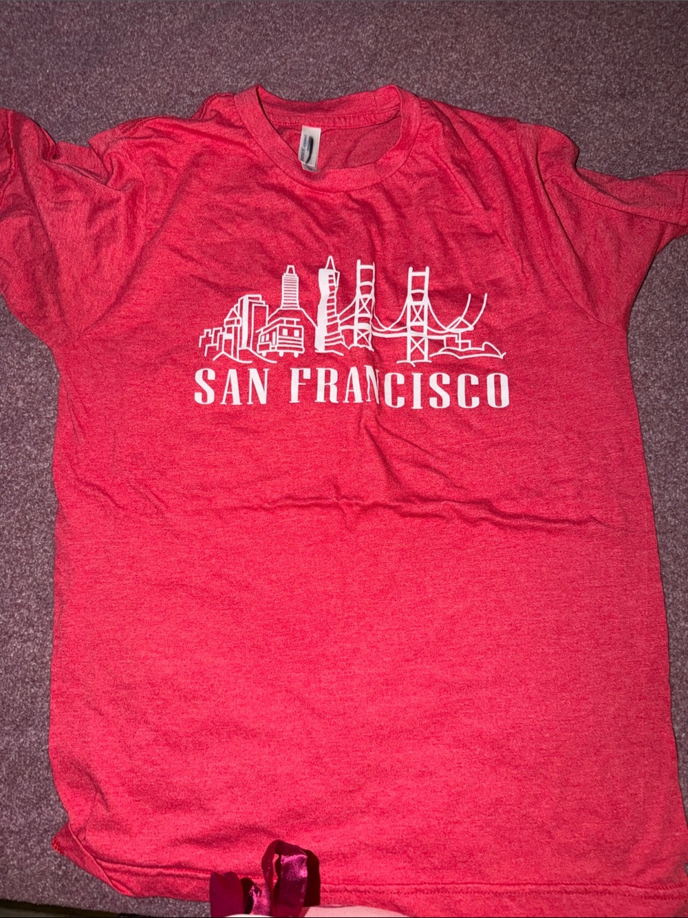 San Francisco Red Graphic Tee - Unbranded men’s basic
